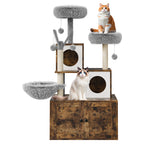 Arbre à chat avec meuble à litière confort