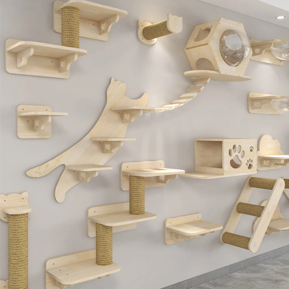 Arbre à Chat Mural à Composer